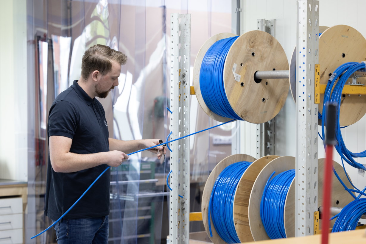 Paneelbouw pneumatiekkast Ebora detail werkplaats