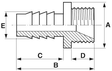 Durapipe ABS Schlauchanschluss-2