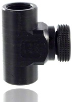 Needle valve made of PE with double side internal thread DNxG 3x1/4, 91535