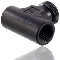 Needle valve made of PE with double side internal thread DNxG 3x1/4, 91535-3