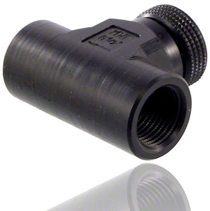 Needle valve made of PE with double side internal thread DNxG 3x1/4, 91535-3