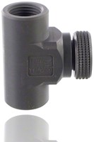 Naaldventiel PVC-C met dubbele zijde binnendraad DNxG 3x1/4, 91619