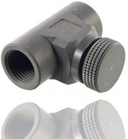 Naaldventiel PVC-C met dubbele zijde binnendraad DNxG 3x1/4, 91619-2