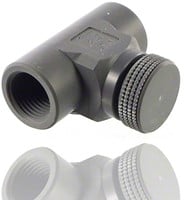 Nadelventil aus PVC-C mit doppelseitigem Innengewinde DNxG 22x1 1/2, 91621-2