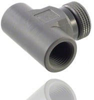 Nadelventil aus PVC mit doppelseitigem Innengewinde DNxG 3x1/4, 91633-3