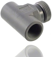 Naaldventiel PVC-C met dubbele zijde binnendraad DNxG 3x1/4, 91619-3