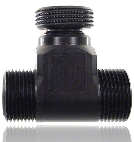 Nadelventil aus PE mit doppelseitigem Außengewinde DNxG 3x1/4, 92037