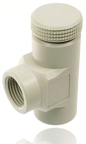 Needle valve made of PP with angle bore DNxG 3x1/4, 91876-2