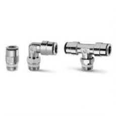 Push-in fittings and quick couplings