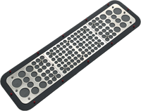 MurrPlastik RVS/NBR kabeldoorvoerplaat met 140 kabeldoorvoeren voor Rittal wartelplaat 5, 87663088 cablequick ® KDP 149/140, V4A-2