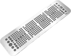 MurrPlastik Aluminum/NBR cable entry plate with 192 cable entries for Rittal gland plate 5, 87663079 cablequick ® KDP 149/292, Alu