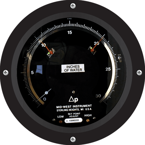 Mid-West Instrument Manometer mit Balg - Modell 105