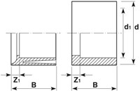 Durapipe ABS verloopring kort d160 x 140, 11109476-2