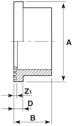 Durapipe ABS kraagbus gegroefd d140, 11135316-2