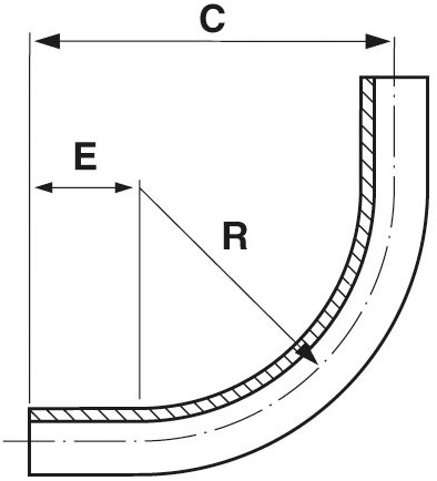 Durapipe ABS bocht 90° d140, 11309316-2