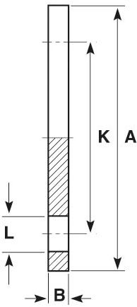 Durapipe ABS blindflens d63, 11323311-2