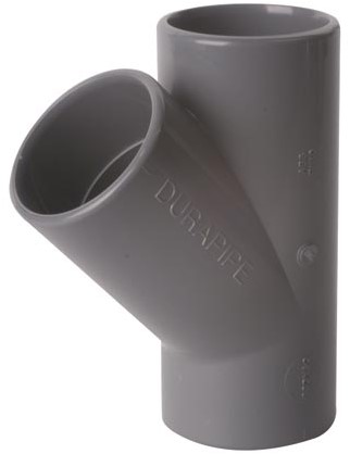 Durapipe ABS T-stuk 45°