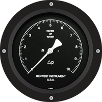 Mid-West Instrument Manometer mit Balg Tankniveau-Meter - Modell 115