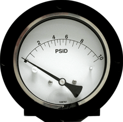 Mid-West Instrument Piston dp gauge Model 120 , 120-SC-12-MU0