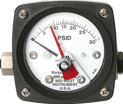 Mid-West Instrument - Kolben - Druckdifferenzmanometer - Modell 120
