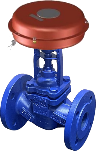 ARI-Armaturen flanged-Cap valve FABA-Plus 23.046 DN80,PN25,EN-JS1049, plug with marginal seat