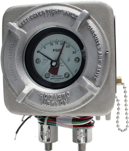 Mid-West Instrument - Piston - Drukverschil manometer - model 120-3