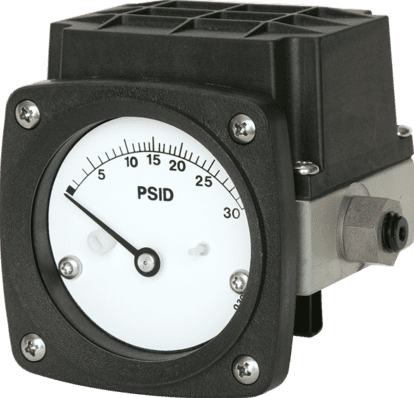 Mid-West Instrument - Piston - Drukverschil manometer met klemmenstrook-interface - model 121-2