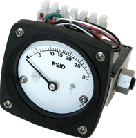 Mid-West Instrument - Piston - Drukverschil manometer met klemmenstrook-interface - model 121-3