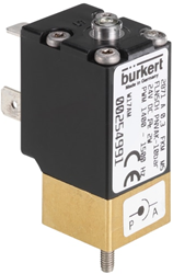 Burkert Type 2871, Art. 20063930 Direct acting standard solenoid control valve 2/2 - A - normally closed - inlet port 1 (P/NC)