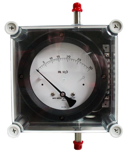 Mid-West Instrument Manometer mit Membran - Modell 130-2
