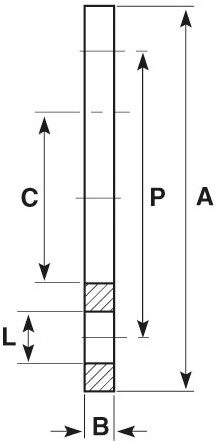 Durapipe Flens gegalvaniseerd staal d200 DIN 2501 PN16, 13420318-2