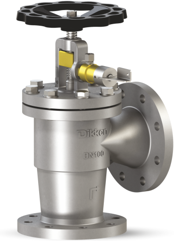 Klepafsluiters RVS - haaks - SOS - pneumatisch, hydraulisch handbediend Type 706LC