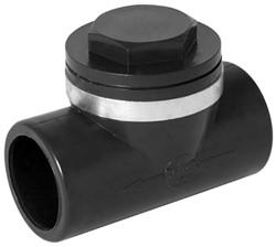 FIP Check Valve - PVC-U with cleaning cover.