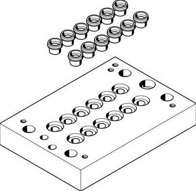 Festo 163896, CPV14-VI-P6-1/8 Multipool