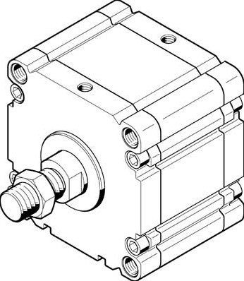 Festo 175765, ADVU-125-25-A-P-A Compacte Cilinder