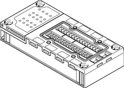 Festo Aansluitblok, 195708, CPX-AB-8-KL-4POL