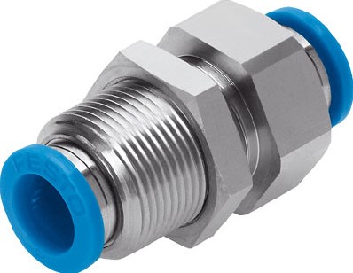 Festo QSS-6-F, 193951 Push-in bulkhead connector