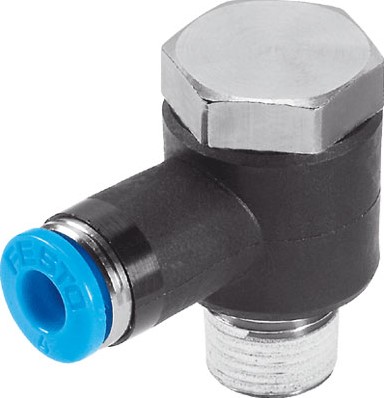 Festo QSLV-1/4-8, 153090 Push-in L-fitting