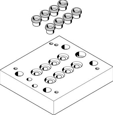 Festo 165293, CPV18-VI-P4-1/4 Multipool