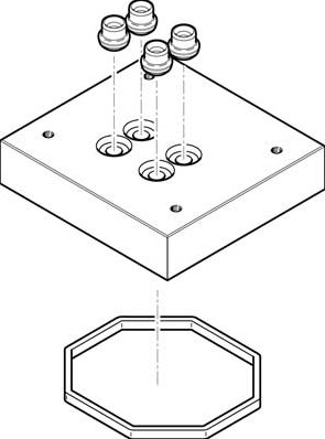 Festo 539502, CPV14-VI-P2-1/8-D Multipol