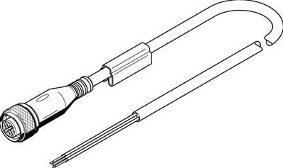 Festo 541328, NEBU-M12G5-K-5-LE4 Verbindingskabel