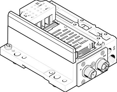 Festo VMPA-ASI-EPL-E-8E8A-Z, 546992 Electrical interface