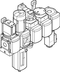 Festo 542287, MSB6-1/2:C3J4D1A1F3-WP Wartungsgeräte-Kombination