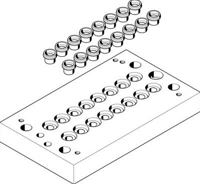 Festo CPV18-VI-P8-1/4, 165295 Multi-pin