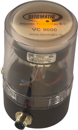 Sitomatic Valve controller AS-i, standard size, double air, linear, with led dome, ASVC 9000-71L S02 Eex02-2