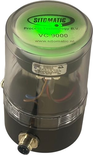 Sitomatic Klepbesturing AS-i, standaard formaat, enkelwerkend, draaibaar, met led-dome, ASVC 9000-61R S02 Eex02-3