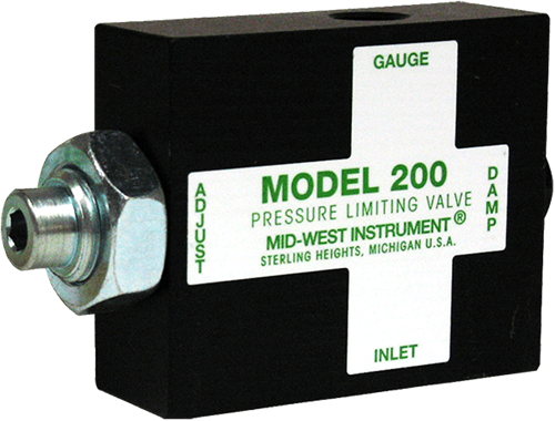 Mid-West Instrument Drukbegrenzingsventiel Gauge Minder - model 200