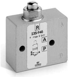 Camozzi MECH. 3/2 NC VENT. M5, 235-945
