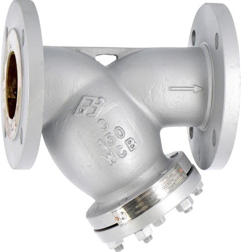 Cast steel A216WCB Y-strainer 243 RF ANSI150 12''