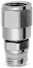 Camozzi Neusstuk Zwenkbaar Cilindrisch, 2541 3/8-3/8